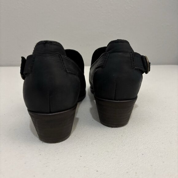 Lucky Brand Myndo Loafer Booties Pointed Toe Leather Women 6.5M - Picture 7 of 11